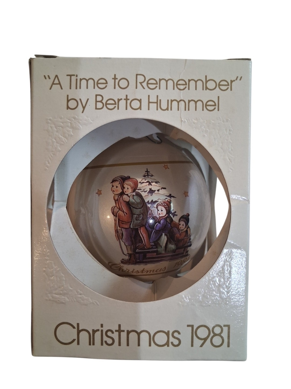 Christmas 1981 A Time To Remember Ornament